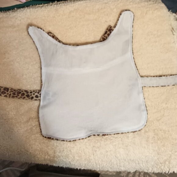 VGUC ~ Top Paw Faux Fur Leopard Print Dog Coat, Size: Medium - Picture 4 of 6